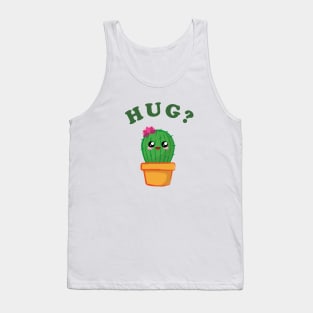 Cactus Kawaii Hug Tank Top